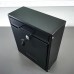 FixtureDisplays® Black Outdoor Drop Box Locking Drop Box, Wall Mounted Mailbox, Suggestion Box 11119-BLACK